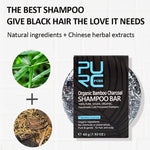 Gray/White Hair Natural Color Dye Treatment Bamboo Charcoal Clean Detox Soap - Inspiredluxe